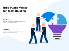 Bulb Puzzle Vector For Team Building Ppt PowerPoint Presentation Summary Gallery Bulb Puzzle Vector For Team Building Ppt PowerPoint Presentation Summary Gallery