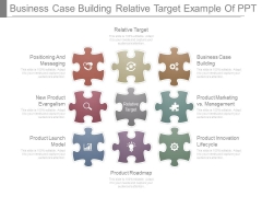 Business Case Building Relative Target Example Of Ppt Business Case Building Relative Target Example Of Ppt