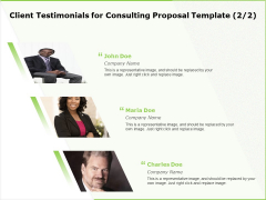 Business Client Testimonials For Consulting Proposal Template Company Ppt Infographic Template Good PDF Business Client Testimonials For Consulting Proposal Template Company Ppt Infographic Template Good PDF