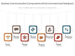 Business Communication Components With Environment And Feedback Ppt PowerPoint Presentation File Master Slide PDF Business Communication Components With Environment And Feedback Ppt PowerPoint Presentation File Master Slide PDF