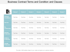 Business Contract Terms And Condition And Clauses Ppt Powerpoint Presentation Inspiration Ideas Business Contract Terms And Condition And Clauses Ppt Powerpoint Presentation Inspiration Ideas