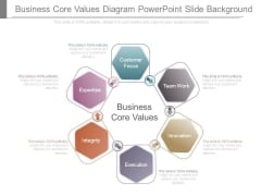 Business Core Values Diagram Powerpoint Slide Background Business Core Values Diagram Powerpoint Slide Background