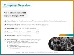 Business For ID Printing Company Overview Ppt Ideas Templates PDF Business For ID Printing Company Overview Ppt Ideas Templates PDF