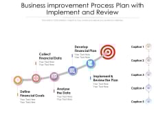 Business Improvement Process Plan With Implement And Review Ppt PowerPoint Presentation Infographics Ideas PDF Business Improvement Process Plan With Implement And Review Ppt PowerPoint Presentation Infographics Ideas PDF