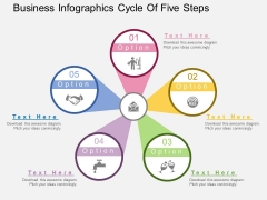 Business Infographics Cycle Of Five Steps Powerpoint Template Business Infographics Cycle Of Five Steps Powerpoint Template