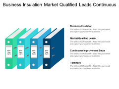 Business Insulation Market Qualified Leads Continuous Improvement Steps Ppt PowerPoint Presentation Icon Business Insulation Market Qualified Leads Continuous Improvement Steps Ppt PowerPoint Presentation Icon
