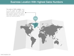 Business Location With Highest Sales Numbers Powerpoint Templates Business Location With Highest Sales Numbers Powerpoint Templates