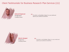 Business Management Research Client Testimonials For Business Research Plan Services Ppt Inspiration Examples PDF Business Management Research Client Testimonials For Business Research Plan Services Ppt Inspiration Examples PDF