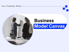 Business Model Canvas Ppt PowerPoint Presentation Complete Deck With Slides