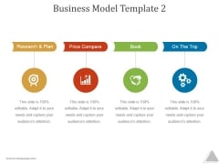 Business Model Template 2 Ppt PowerPoint Presentation Shapes