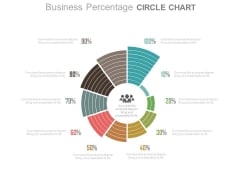 Business Percentage Ratio Circle Chart Powerpoint Slides Business Percentage Ratio Circle Chart Powerpoint Slides