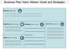 Business Plan Vision Mission Goals And Strategies Ppt Powerpoint Presentation Infographics Rules Business Plan Vision Mission Goals And Strategies Ppt Powerpoint Presentation Infographics Rules