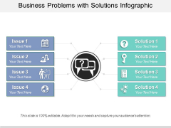 Business Problems With Solutions Infographic Ppt PowerPoint Presentation Slides Graphic Tips PDF Business Problems With Solutions Infographic Ppt PowerPoint Presentation Slides Graphic Tips PDF