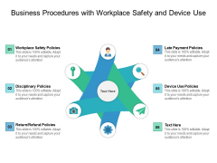 Business Procedures With Workplace Safety And Device Use Ppt PowerPoint Presentation Portfolio Grid PDF Business Procedures With Workplace Safety And Device Use Ppt PowerPoint Presentation Portfolio Grid PDF