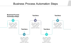 Business Process Automation Steps Ppt PowerPoint Presentation Graphics Cpb Pdf