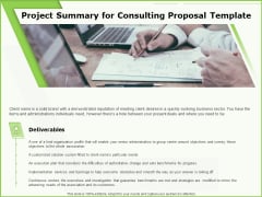 Business Project Summary For Consulting Proposal Template Ppt Outline Mockup PDF Business Project Summary For Consulting Proposal Template Ppt Outline Mockup PDF