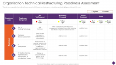 Business Restructuring Organization Technical Restructuring Readiness Assessment Mockup PDF