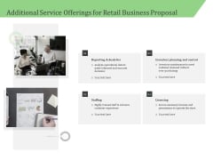 Business Retail Shop Selling Additional Service Offerings For Retail Business Proposal Introduction PDF