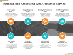 Business Risk Associated With Customer Service Ppt Powerpoint Presentation Model Diagrams
