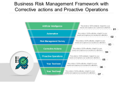 Business Risk Management Framework With Corrective Actions And Proactive Operations Ppt PowerPoint Presentation File Show PDF Business Risk Management Framework With Corrective Actions And Proactive Operations Ppt PowerPoint Presentation File Show PDF
