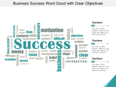 Business Success Word Cloud With Clear Objectives Ppt PowerPoint Presentation Layouts Deck Business Success Word Cloud With Clear Objectives Ppt PowerPoint Presentation Layouts Deck