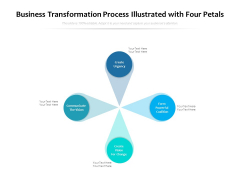 Business Transformation Process Illustrated With Four Petals Ppt PowerPoint Presentation Gallery Deck PDF Business Transformation Process Illustrated With Four Petals Ppt PowerPoint Presentation Gallery Deck PDF