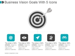 Business Vision Goals With 5 Icons Ppt PowerPoint Presentation Layout Business Vision Goals With 5 Icons Ppt PowerPoint Presentation Layout