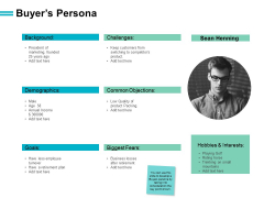 Buyer Persona Goals Ppt PowerPoint Presentation Ideas Example