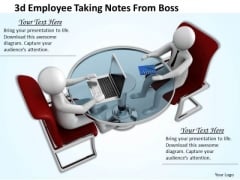 Basic Marketing Concepts 3d Employee Taking Notes From Boss Business Basic Marketing Concepts 3d Employee Taking Notes From Boss Business