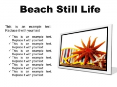 Beach Still Lifestyle PowerPoint Presentation Slides F Beach Still Lifestyle PowerPoint Presentation Slides F