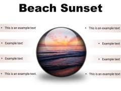 Beach Sunset PowerPoint Presentation Slides C Beach Sunset PowerPoint Presentation Slides C