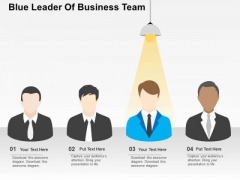 Blue Leader Of Business Team PowerPoint Templates Blue Leader Of Business Team PowerPoint Templates