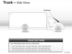 Bump Body Yellow Truck PowerPoint Slides And Ppt Diagram Templates