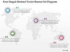 Busines Diagram Four Staged Abstract Vector Banner Set Diagram Presentation Template Busines Diagram Four Staged Abstract Vector Banner Set Diagram Presentation Template