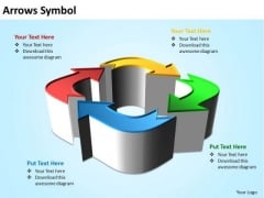 Business Charts PowerPoint Templates 3d Arrows Symbol Sales