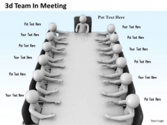 Business Development Strategy Template 3d Team Meeting Characters Business Development Strategy Template 3d Team Meeting Characters