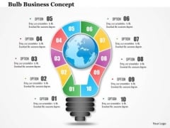 Business Diagram 3d Bulb With Ten Stages For Idea Generation Presentation Template Business Diagram 3d Bulb With Ten Stages For Idea Generation Presentation Template
