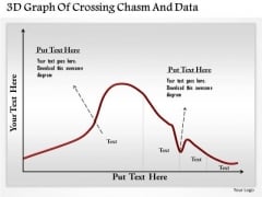 Business Diagram 3d Graph Of Crossing Chasm And Data Presentation Template Business Diagram 3d Graph Of Crossing Chasm And Data Presentation Template