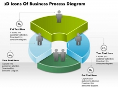 Business Diagram 3d Icons Of Business Process Diagram PowerPoint Ppt Presentation