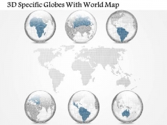 Business Diagram 3d Specific Globes With World Map Presentation Template Business Diagram 3d Specific Globes With World Map Presentation Template