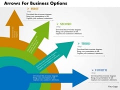 Business Diagram Arrows For Business Options Presentation Template Business Diagram Arrows For Business Options Presentation Template