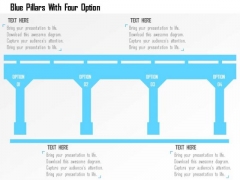 Business Diagram Blue Pillars With Four Option PowerPoint Templates Business Diagram Blue Pillars With Four Option PowerPoint Templates