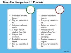 Business Diagram Boxes For Comparison Of Products PowerPoint Templates Business Diagram Boxes For Comparison Of Products PowerPoint Templates