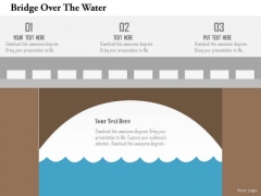 Business Diagram Bridge Over The Water Presentation Template Business Diagram Bridge Over The Water Presentation Template
