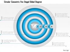 Business Diagram Circular Concentric Five Staged Global Diagram Presentation Template Business Diagram Circular Concentric Five Staged Global Diagram Presentation Template