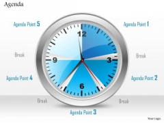 Business Diagram Clock With Five Different Agenda Points Presentation Template Business Diagram Clock With Five Different Agenda Points Presentation Template