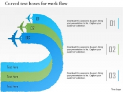 Business Diagram Curved Text Boxes For Work Flow Presentation Template Business Diagram Curved Text Boxes For Work Flow Presentation Template
