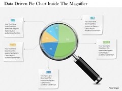 Business Diagram Data Driven Pie Chart Inside The Magnifier PowerPoint Slide Business Diagram Data Driven Pie Chart Inside The Magnifier PowerPoint Slide