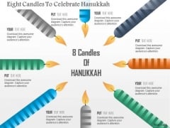 Business Diagram Eight Candles To Celebrate Hanukkah Presentation Template Business Diagram Eight Candles To Celebrate Hanukkah Presentation Template