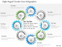 Business Diagram Eight Staged Circular Gear Infographics PowerPoint Template Business Diagram Eight Staged Circular Gear Infographics PowerPoint Template